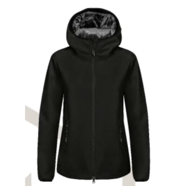 NEW GEAR | BLACK HOODIE TECHNICAL JACKET