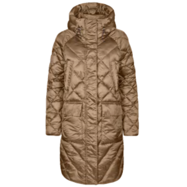 CHLOE | GINGER QUILTED PADDED COAT