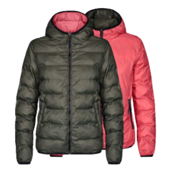 PILAR | JUNGLE GREEN REVERSIBLE PADDED JACKET