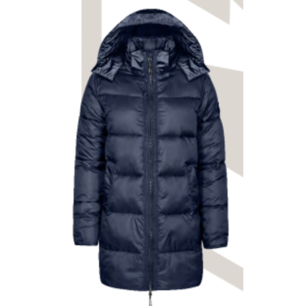 KEISHA | NAVY BLUE LONG PADDED COAT