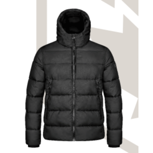 LAMB | BLACK HOOD PADDED JACKET