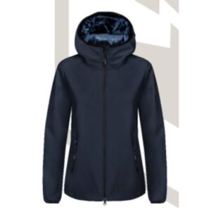 NEW GEAR | NAVY BLUE HOODIE TECHNICAL JACKET