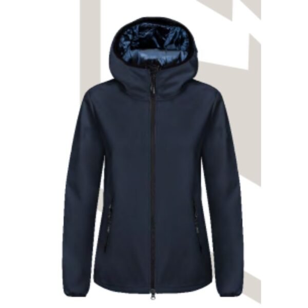 NEW GEAR | NAVY BLUE HOODIE TECHNICAL JACKET