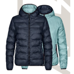 PILAR | NAVY BLUE REVERSIBLE PADDED JACKET