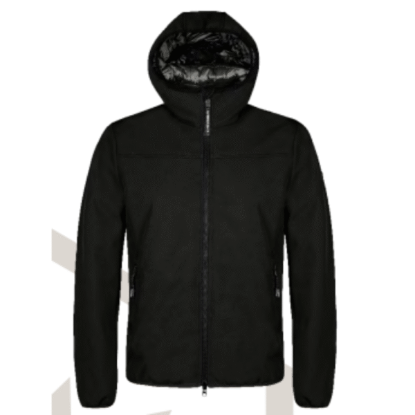NEW GEAR | BLACK HOODIE TECHNICAL JACKET