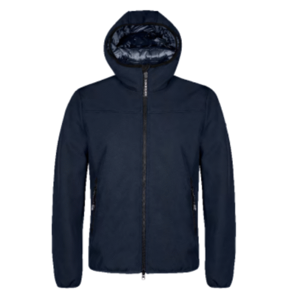NEW GEAR | NAVY BLUE HOODIE TECHNICAL JACKET
