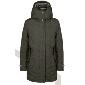 SIBILLE | JUNGLE GREEN 3 LAYER HOODIE PADDED JACKET